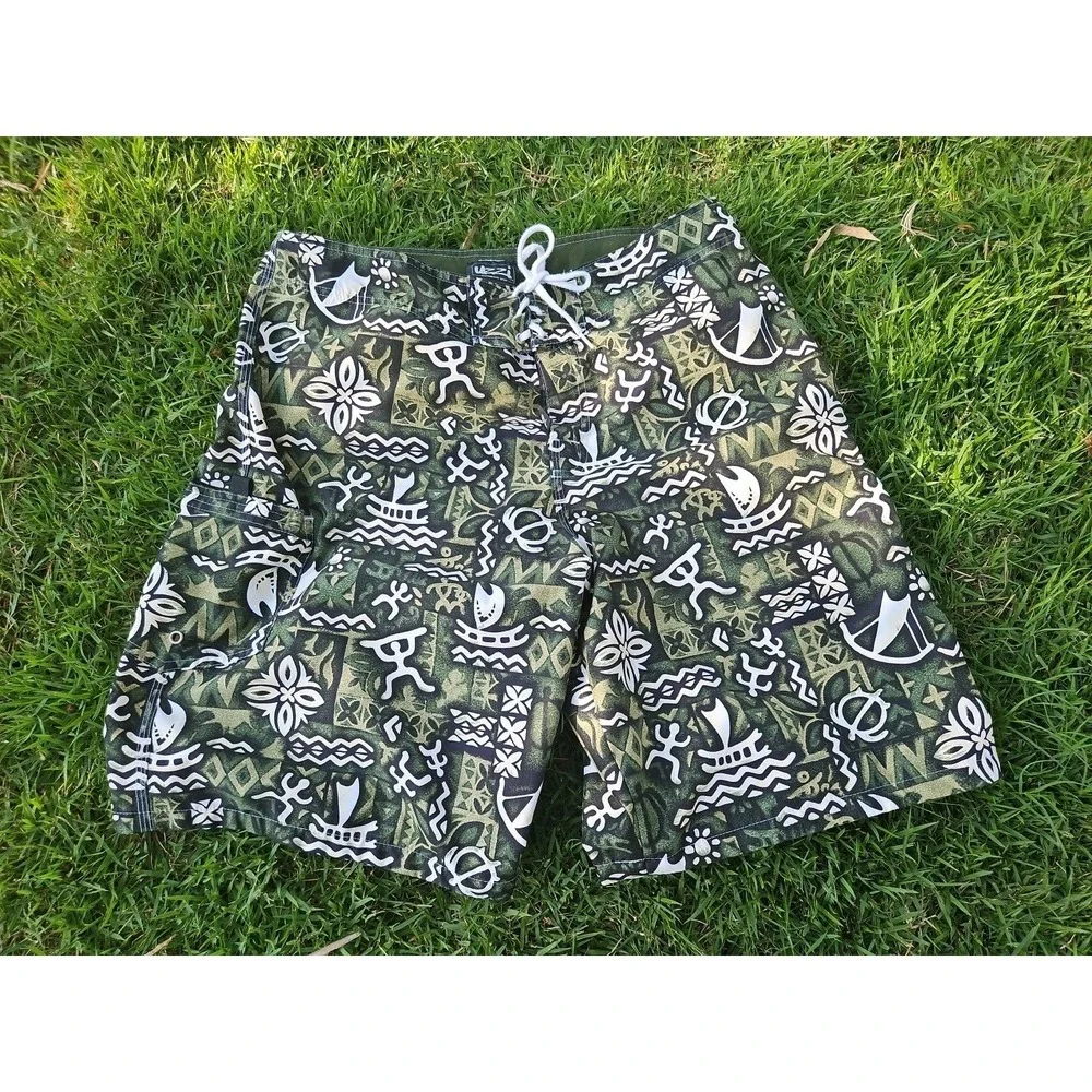Uzzi Surf Swim Trunks  Board Short Swimsuit Jungle Cruise